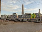 Grab shot of one of CRANDIC's RECLO slug sets southbound light power across Waconia Ave. SW